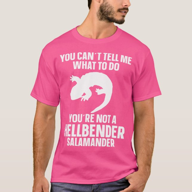 T-shirt Le biologiste Hellbender Salamander Amphibian (Devant)