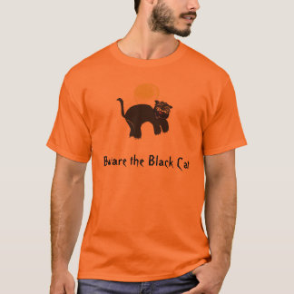 T-shirt le blackcat, prennent garde du chat noir