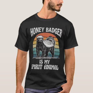 T-shirt Le Blaireau à Miel Est Mon Animal de Compagnie Spi