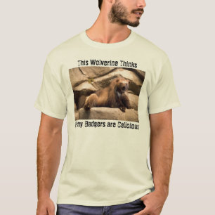 T-shirt Le blaireau de miel est délicieux