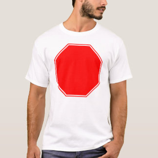 T-shirt Le blanc/arrêt personnalisable se connectent