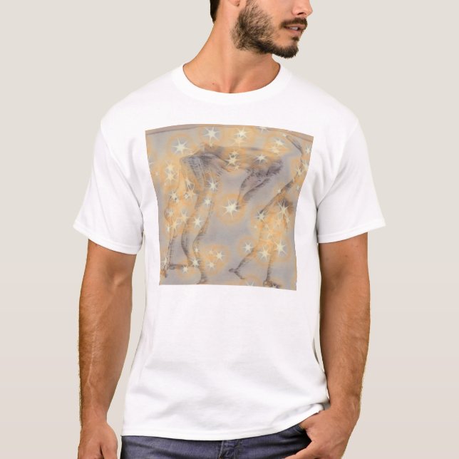T-shirt Le blanc de pièce en t évoluent du buste (Devant)
