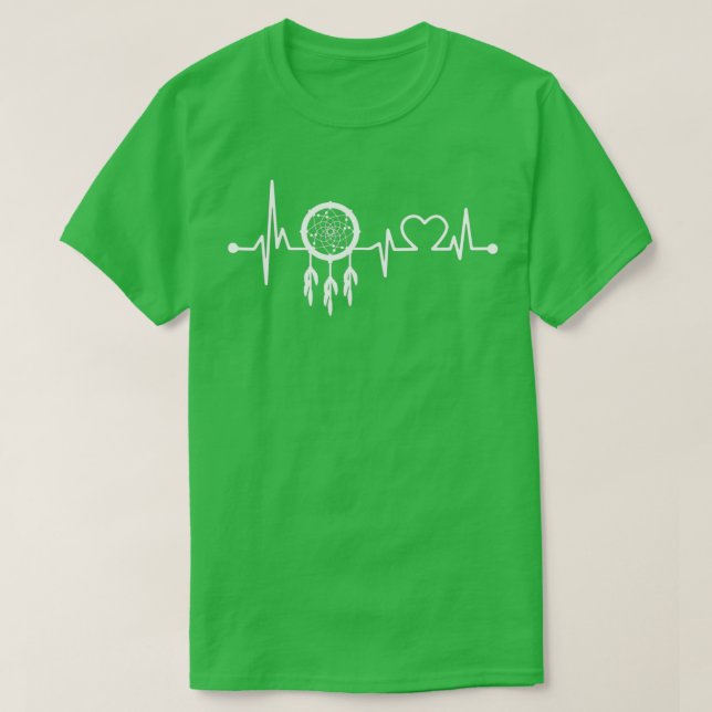 T-SHIRT LE BLANC DU HEARTBEAT AMÉRICAIN (Design devant)