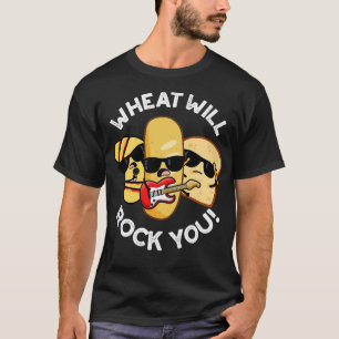 T-shirt Le blé vous fera rire Puns de nourriture drôles