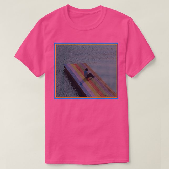 T-shirt Le bleu mélodique par Baby Keem (Design devant)