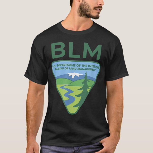 T-shirt Le BLM Original -- Bureau de gestion du territoire (Devant)