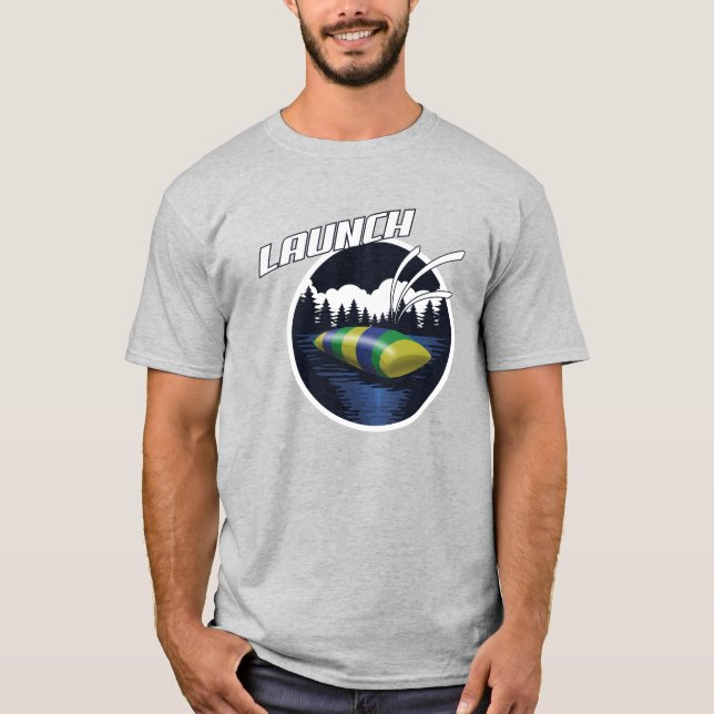 T-shirt Le Blob : Lancement (Devant)