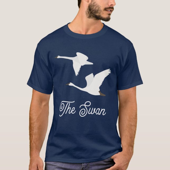 T-shirt Le Bloc de Couleur du Cygne (Devant)