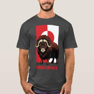 T-shirt Le boeuf musqué du Groenland n'est pas américain