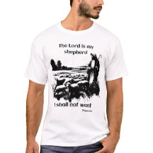 Le bon berger veille sur son troupeau.