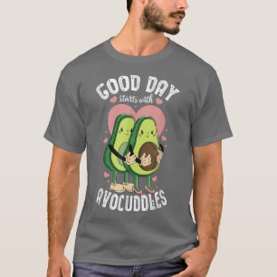 T-shirt Le Bon Jour Commence Avec Avocuddles Avocado Fruit