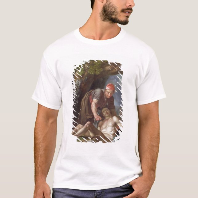 T-shirt Le bon Samaritain, c.1751-52 (huile sur la toile) (Devant)