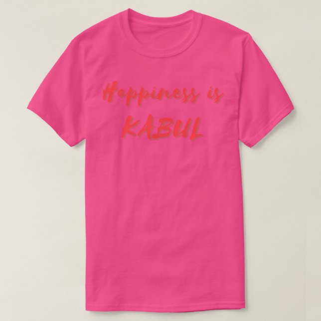 T-shirt Le bonheur à Kaboul (Design devant)