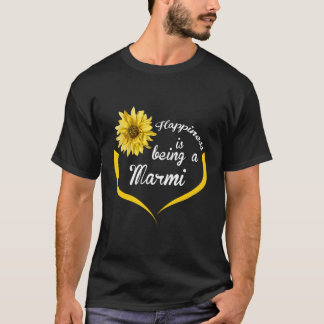 T-shirt Le Bonheur Cadeau Marmi Est Un Marmi Pour Christma