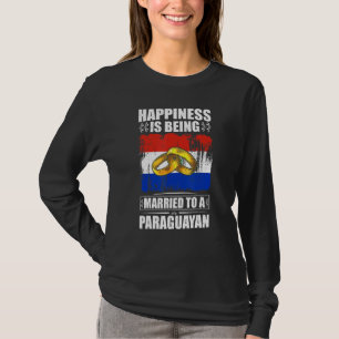 T-shirt Le bonheur, c'est être marié à une Paraguayenne Pa