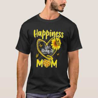 T-shirt Le bonheur, c'est être une maman Fête des mères de