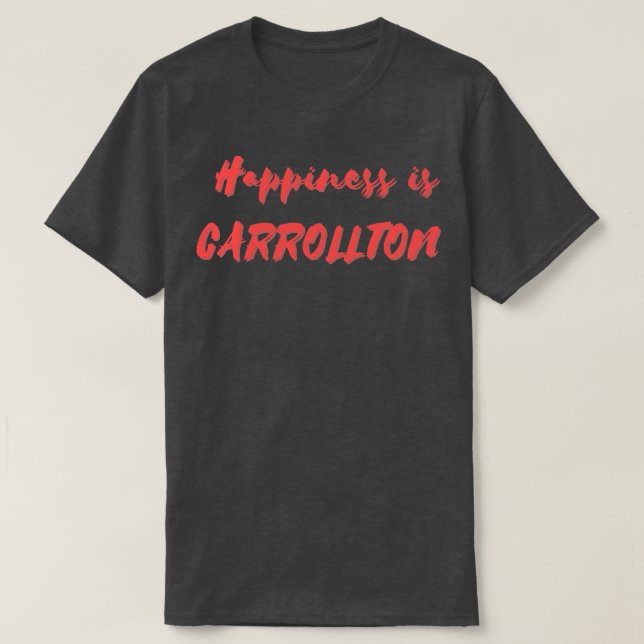 T-shirt Le bonheur, c'est la roulette (Design devant)