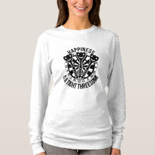 T-shirt Le Bonheur De La Pâte Est Un Trio Serré