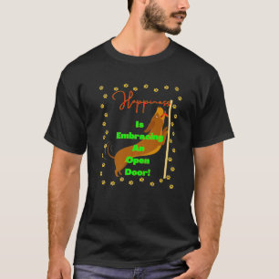 T-SHIRT LE BONHEUR DES DACHSHUND EST TRÈS AMUSANT POUR EMB