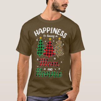 T-shirt Le bonheur des femmes est d'être maman et Nonnie L