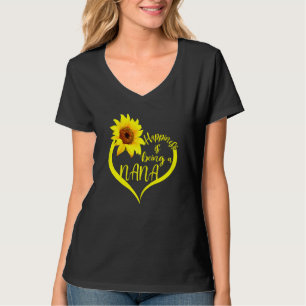 T-shirt Le Bonheur Des Femmes Est D'Être Un Grand-Père De