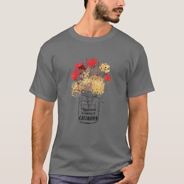 T-shirt Le Bonheur Des Femmes Est D'Être Un Mat De Famille (Devant)