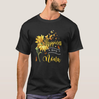 T-shirt Le bonheur des femmes est d'être un tournesol nona