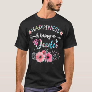T-shirt Le bonheur des femmes est d'être une mère profonde
