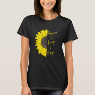 T-shirt Le Bonheur Des Femmes Est D'Être Une Tournesol Nan