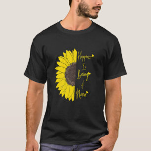 T-shirt Le Bonheur Des Femmes Est D'Être Une Tournesol Nan