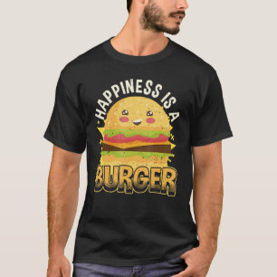 T-shirt Le Bonheur Est Burger Hamburger & Cheeseburger Cos