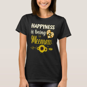 T-shirt Le Bonheur Est D'Être Un Grand Mouton De Tournesol