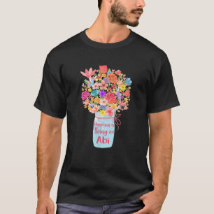 T-shirt Le bonheur est d'être une grand-mère de Fleur Abi