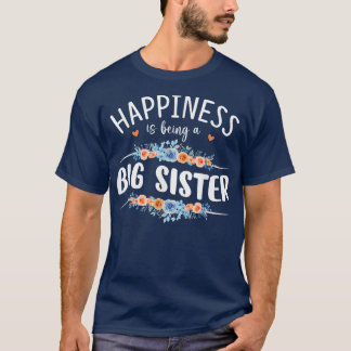 T-shirt Le Bonheur Est D'Être Une Grande Soeur Femmes Déco