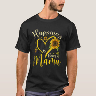 T-shirt Le bonheur est d'être une maman Fête des mères de