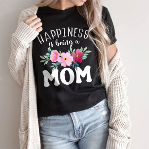 T-shirt Le bonheur est d'être une maman Fête des Mères T-s