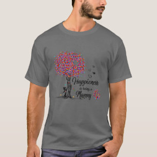 T-shirt Le Bonheur Est D'Être Une Mamie Tee Mère Mignonne 