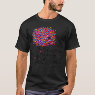 T-shirt Le bonheur est d'être une tante mignonne fête des