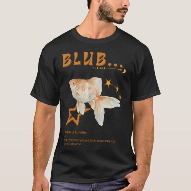 T-shirt Le bonheur est d'ignorer le monde (Devant)