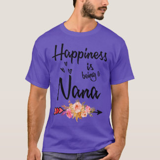 T-shirt Le Bonheur Est Être Une Nana