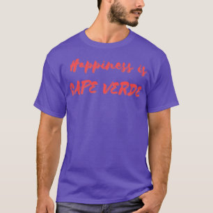 T-shirt Le bonheur est le Cap Vert