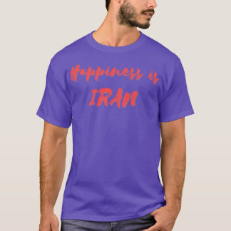T-shirt Le bonheur est l'Iran