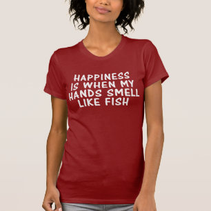 T-SHIRT LE BONHEUR EST QUAND MES MAINS SENTENT COMME DES