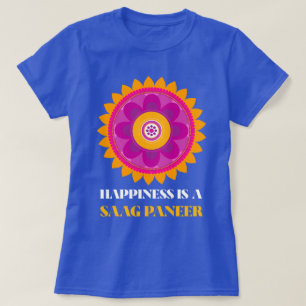 T-shirt Le bonheur est un amateur de curry Saag Paneer