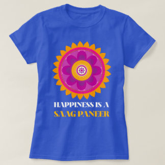 T-shirt Le bonheur est un amateur de curry Saag Paneer