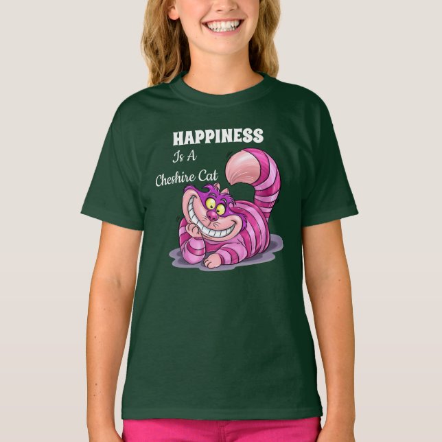 T-shirt Le bonheur est un chat du Cheshire (Devant)
