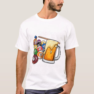 T-shirt Le Bonheur Est Un Rack Parfait I Pool Billard Play