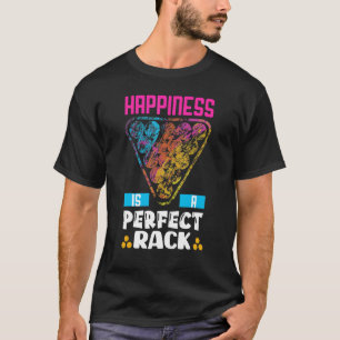 T-shirt Le bonheur est un rack parfait Joueur de billard
