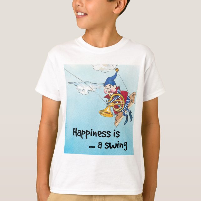 T-shirt Le bonheur est un tournant (Devant)