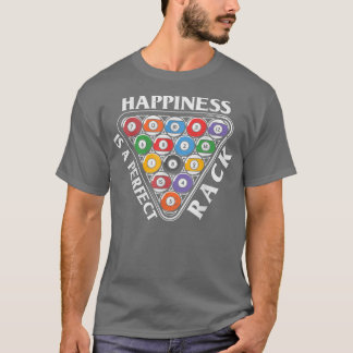 T-shirt Le bonheur est une citation parfaite de Rack Billa